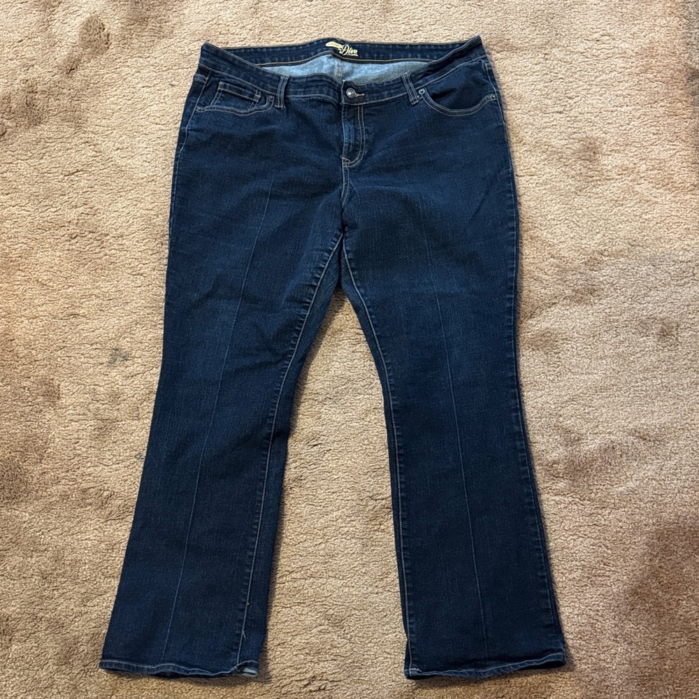 Old Navy Dark Blue Boot Cut Jeans